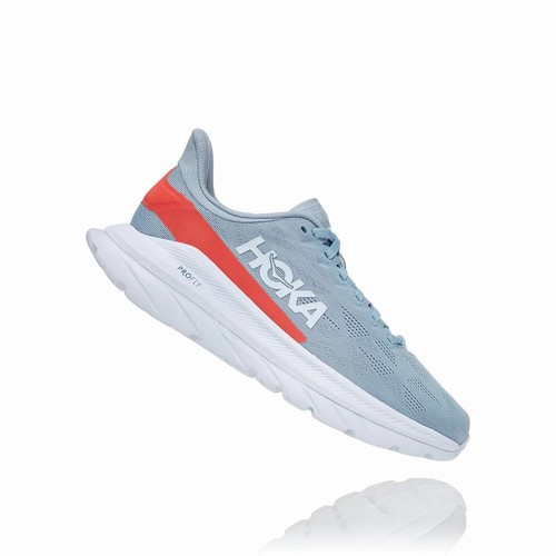 Hoka One One MACH 4 Vegan Shoes For Women India Grey/Red IN-0239